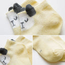 5 Pairs/Lot Newborn Soft Cotton Knitted Socks Baby Short Socks 0-24 Months 