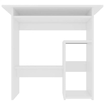 White Home Office Desk, Study Table, PC Gamer, Computer Furniture, AGVC, 80x45x74 cm 