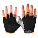 Half Finger Outdoor Cycling Anti Slip Anti Sweat Men Women Half Finger Gloves Breathable Anti Shock Sports Gloves 