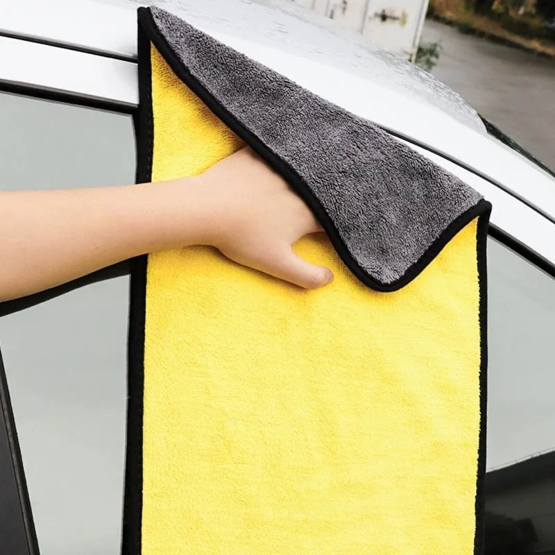 Toalla de microfibra para lavado de coches, paño de limpieza, secado, detallado de coches, 30 cm, 40 cm, 60 cm (1 unidad, 3 unidades, 5 unidades) 