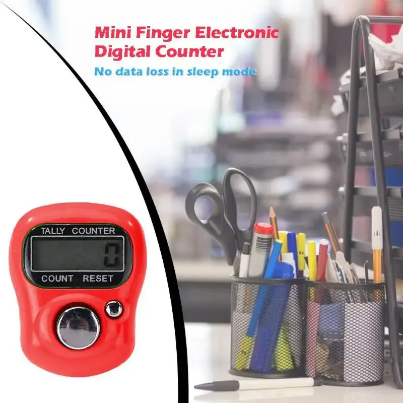 Mini LCD Contador Digital Eletrônico, Contagem Range 0-99999, Ferramenta de costura Tricô Weave, 1Pc