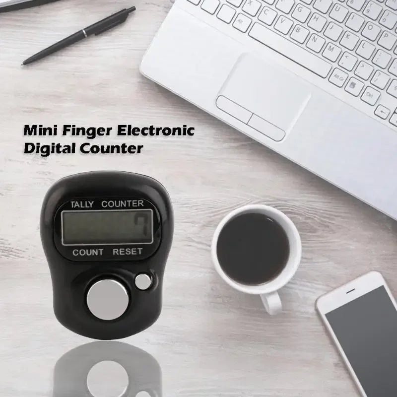 Mini LCD Contador Digital Eletrônico, Contagem Range 0-99999, Ferramenta de costura Tricô Weave, 1Pc