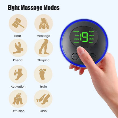 Mini Portátil EMS Pescoço Massageador, Maca Elétrica Pescoço para Alívio Da Dor Muscular Cervical e Relaxamento Do Ombro, Massagem Patch