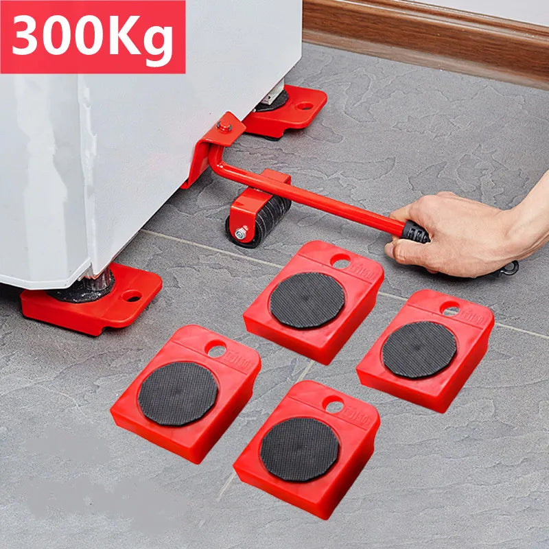 Mobiliário Movendo Transporte Roller Set, Levantamento Conjunto De Ferramentas, Barra De Roda Mover, Dispositivo De Coisas Pesadas, Remoção De Mão