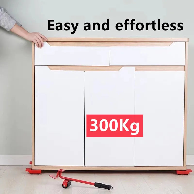 Mobiliário Movendo Transporte Roller Set, Levantamento Conjunto De Ferramentas, Barra De Roda Mover, Dispositivo De Coisas Pesadas, Remoção De Mão