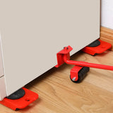 Mobiliário Movendo Transporte Roller Set, Levantamento Conjunto De Ferramentas, Barra De Roda Mover, Dispositivo De Coisas Pesadas, Remoção De Mão