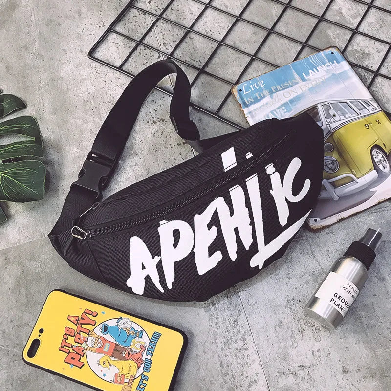 Moda Cintura Fanny Pack Belt Mulheres Homens Travel Bag Peito Bolsa Peito Bolsa Bala Pack Bolsa de Ombro Confortável