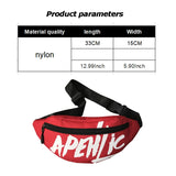 Moda Cintura Fanny Pack Belt Mulheres Homens Travel Bag Peito Bolsa Peito Bolsa Bala Pack Bolsa de Ombro Confortável
