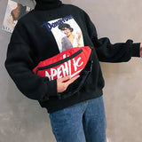 Moda Cintura Fanny Pack Belt Mulheres Homens Travel Bag Peito Bolsa Peito Bolsa Bala Pack Bolsa de Ombro Confortável