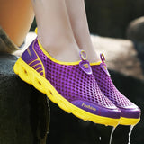 Moda Sapatos Casuais Leve Verão Respirável Homens Sapatos Ao Ar Livre Confortável Mulheres Calçado Masculino Senhoras Caminhada Sapatos 36-45
