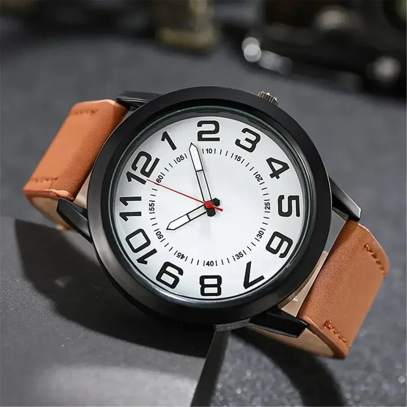 Relojes de moda informales redondos para hombre, de cuarzo, de negocios, resistentes al agua, relojes de pulsera mecánicos automáticos, Orologio Uomo 