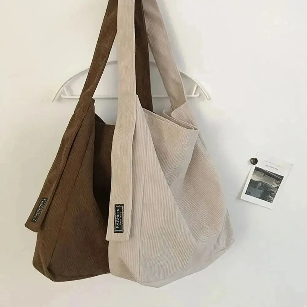 Moda feminina veludo sacos de ombro bolsas macias sacolas meninas estudantes sacos de grande capacidade