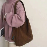 Moda feminina veludo sacos de ombro bolsas macias sacolas meninas estudantes sacos de grande capacidade