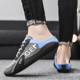Moda masculina de sola macia metade chinelos verão na moda fundo sapatos casuais sola macia sapatos de apoio tênis zapatos de hombre