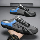 Moda masculina de sola macia metade chinelos verão na moda fundo sapatos casuais sola macia sapatos de apoio tênis zapatos de hombre