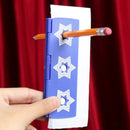 Moedas de penetração de lápis para truques mágicos, Brinquedos de truque mágico para crianças, Fácil de fechar, Adereços divertidos, Fácil de fazer