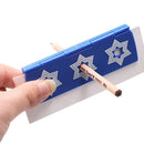 Moedas de penetração de lápis para truques mágicos, Brinquedos de truque mágico para crianças, Fácil de fechar, Adereços divertidos, Fácil de fazer