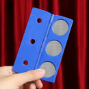 Moedas de penetração de lápis para truques mágicos, Brinquedos de truque mágico para crianças, Fácil de fechar, Adereços divertidos, Fácil de fazer