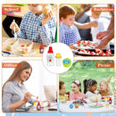 Molho Garrafa Acessórios para Bento Infantil, Caixas Incluindo Pás De Comida, Mini Ketchup Squeeze Bottles, Back to School, 55 Pcs
