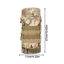 Molle Water Bottle Holder Bag, Transportador de hidratação, Bolsa de chaleira com alça, cabe até 32 oz, apto para caminhadas, pesca