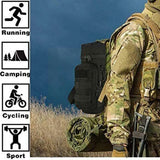 Molle Water Bottle Holder Bag, Transportador de hidratação, Bolsa de chaleira com alça, cabe até 32 oz, apto para caminhadas, pesca