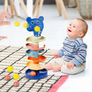 Montessori Baby Rolling Ball Tower Toy, Educational Games for Babies, Stacking Track, Developmental Toys, 1 2 3 Years Old 