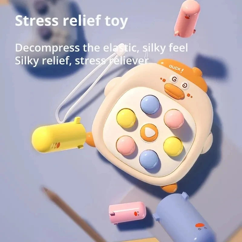 Montessori Cartoon Baby Knocking Toys, Toddler Decompression, Portable, Educational Birthday Gift, Animal Theme, 12, 24 Months, Toddler 