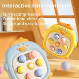 Montessori Cartoon Baby Knocking Toys, Toddler Decompression, Portable, Educational Birthday Gift, Animal Theme, 12, 24 Months, Toddler 