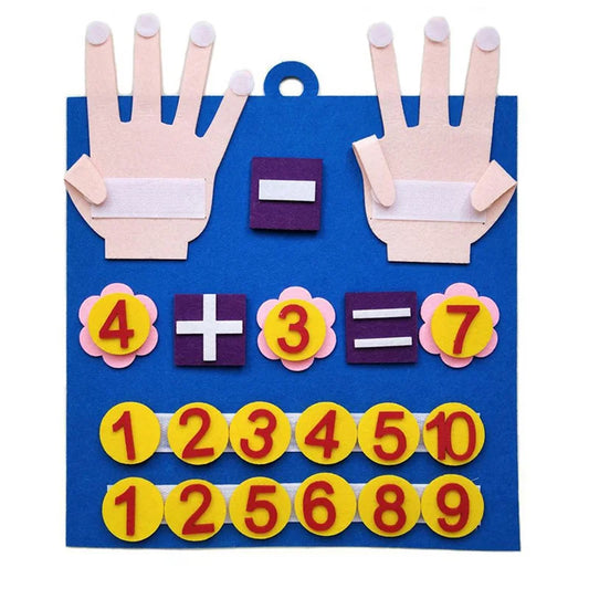 Montessori Toys for Kids, Finger Numbers, Math Toy, Children Counting, Early Learning, Brinquedos Educativos, Toddlers, Intelligence Game 