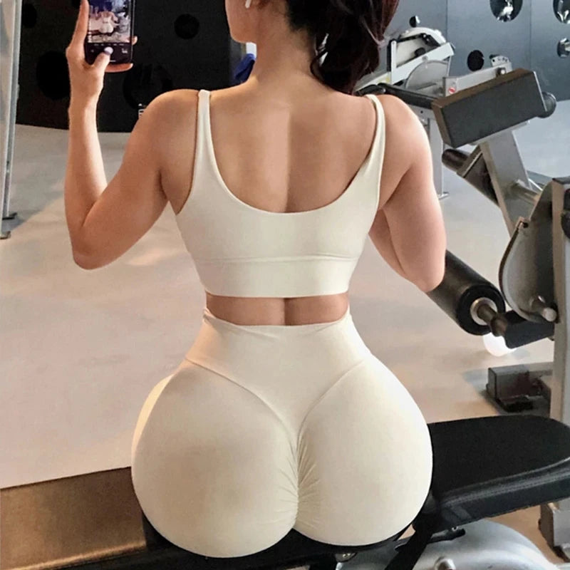 Mulheres esporte leggings de fitness cintura alta elástica sexy sólido calças yoga treinamento correndo ginásio secagem rápida respirável leggings feminino