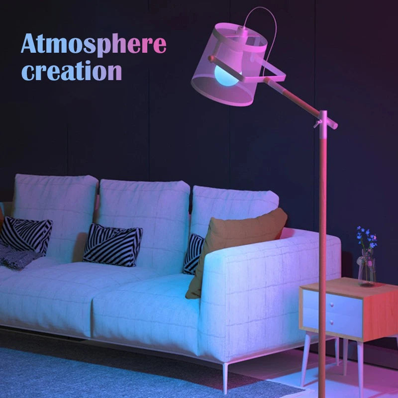 Multicolor RGB Lâmpada LED, 16 Cores, E27 Base, 220V, Iluminação Doméstica, Regulável, 24 Key, Controle Remoto, Atmosfera Neon Light