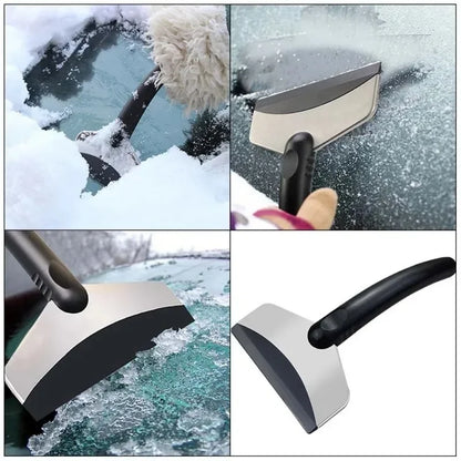 Multifunction Car Snow Shovel, Windshield Degeling, Ice Scraper Tool, Glass Snow Removal Tools, Auto Acessórios, Inverno, 2Pcs