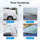 Pala de nieve multifunción para coche, desgelificante de parabrisas, raspador de hielo, herramientas para quitar nieve en vidrios, accesorios para automóviles, invierno, 2 piezas 