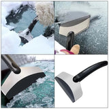 Pala de nieve multifunción para coche, desgelificante de parabrisas, raspador de hielo, herramientas para quitar nieve en vidrios, accesorios para automóviles, invierno, 2 piezas 