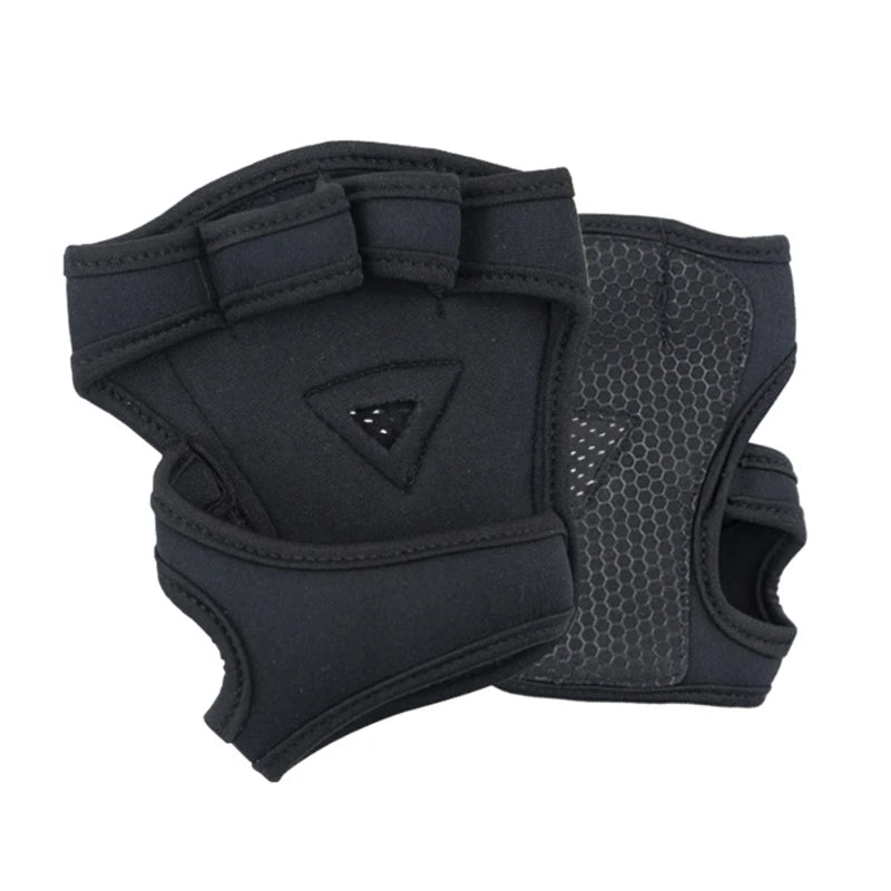 N0HA 2pcs Silicone Non-Slip Four Fingers Glove Workout Gloves Weight Training Gloves Gym Gloves Weight 