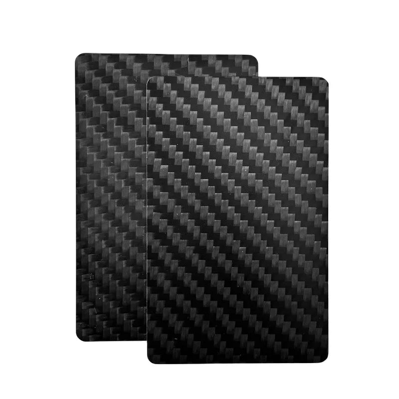 NFC Carbon Fiber Cartão de Visita, Smart Name Card, Social Recognition Card, Leitura rápida, Ntag 215, Digital, 5pcs