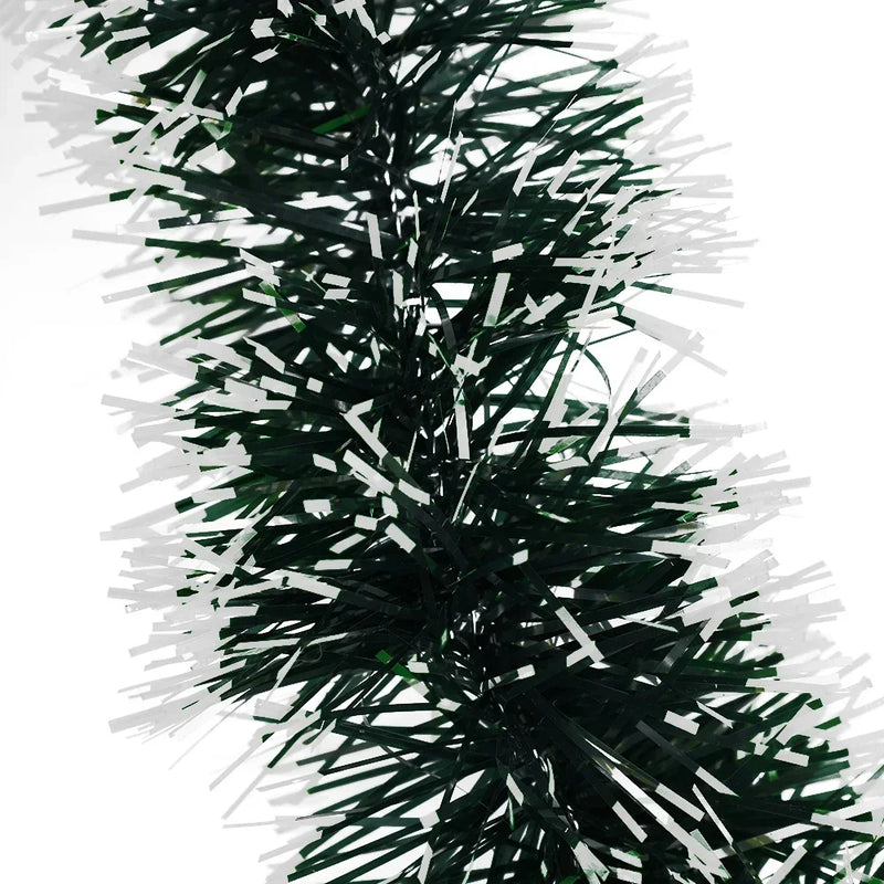 Christmas Green Cane Ribbons Garland DIY Christmas Tree Ornaments Green Cane Ribbons Wreath Hanging Pendant Home Party Decoration 