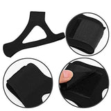Cinturón de neopreno antirronquidos para la barbilla, solución antiapnea para la mandíbula, soporte para dormir, herramienta ajustable para el cuidado del sueño, nuevo 