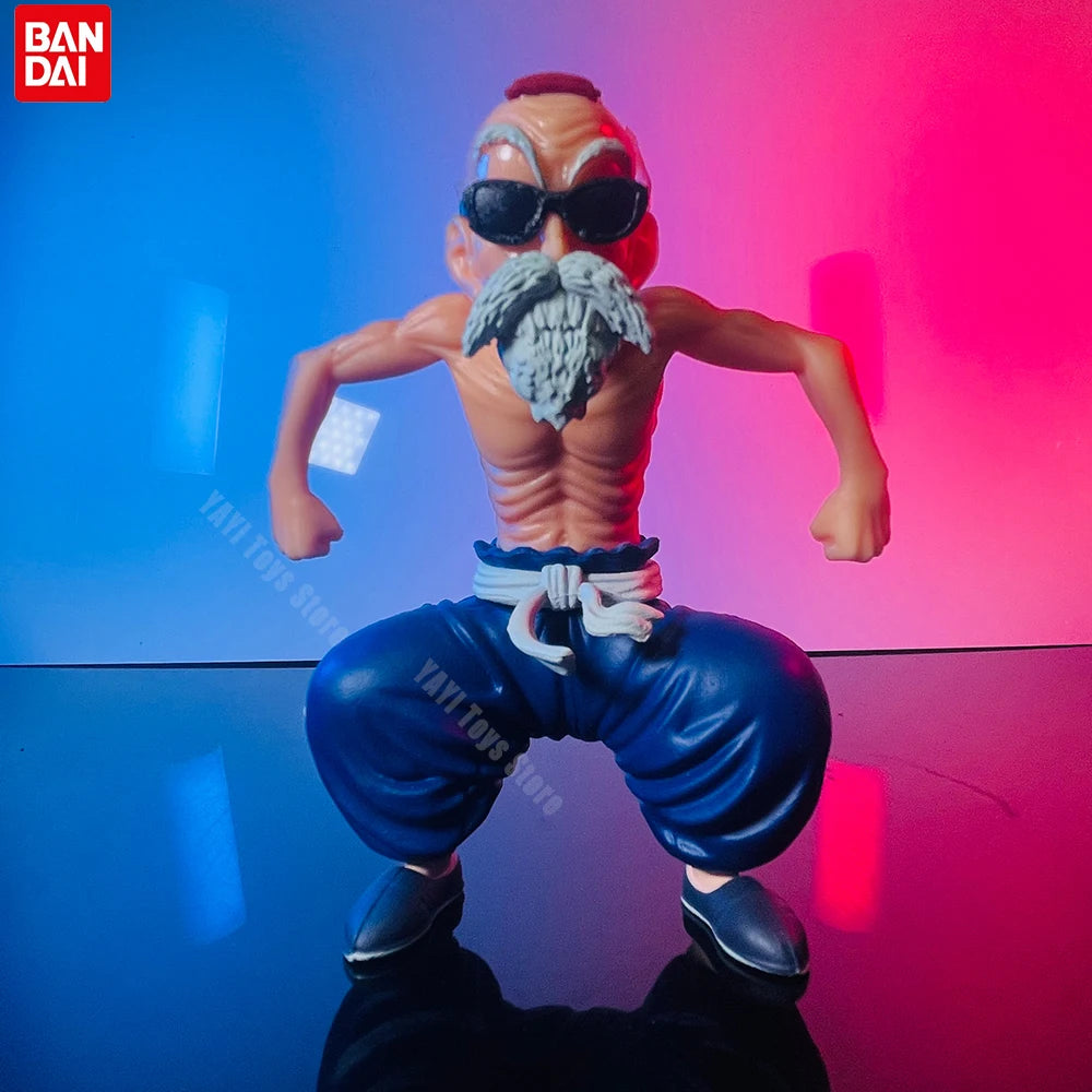 New Anime Dragon Ball Figure Master Roshi Action Figure Muscle Strengthening Form Toys Gifts PVC Model Collectible Ornament 