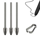 Nib lápis substituível para Samsung Galaxy Tab, S7, S8, S9 +, S23, Nota 20, Titanium Alloy Touch Stylus S Pen Tip, resistente ao desgaste