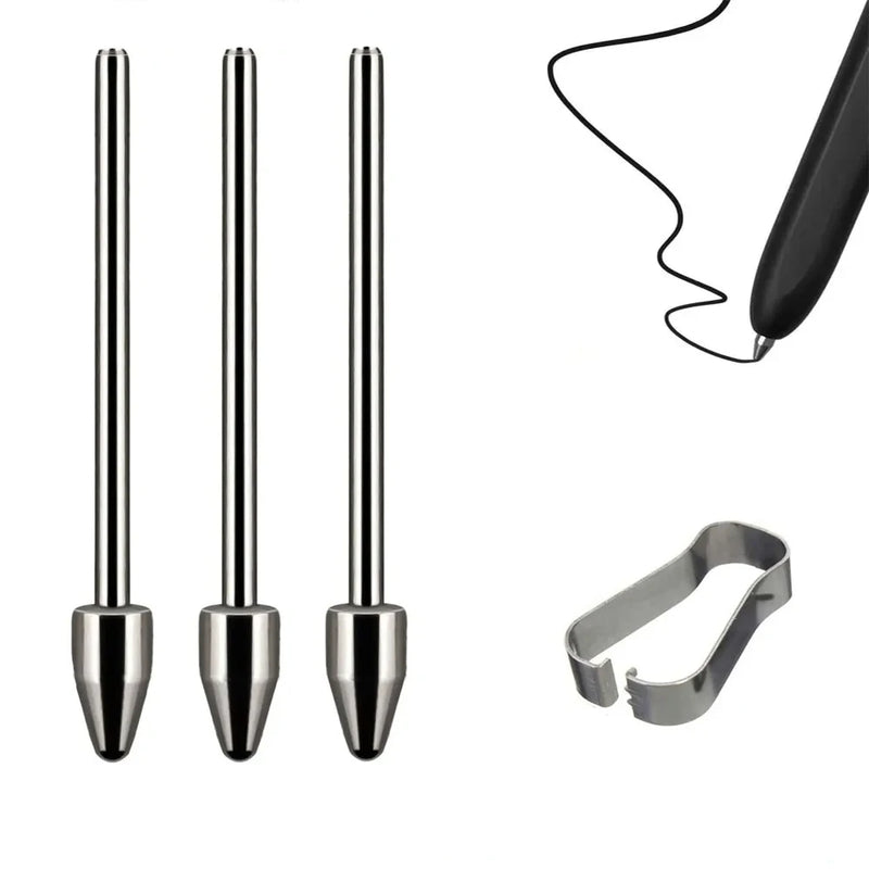 Nib lápis substituível para Samsung Galaxy Tab, S7, S8, S9 +, S23, Nota 20, Titanium Alloy Touch Stylus S Pen Tip, resistente ao desgaste