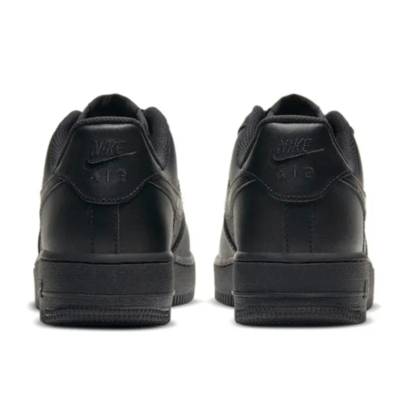Zapatillas de skate Nike Air Force 1 Low Retro para hombre y mujer, clásicas, negras, informales, cómodas, AF1 