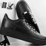 Zapatillas de skate Nike Air Force 1 Low Retro para hombre y mujer, clásicas, negras, informales, cómodas, AF1 