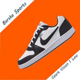 Nike novo tribunal visão 1 sapatos baixos masculinos e femininos tênis de moda casual primavera antiderrapante wearable tênis preto e vermelho