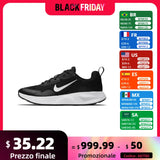 Nike New WearAllDay Low - Zapatillas de running para hombre y mujer, amortiguación de otoño, ligeras y transpirables, color negro 