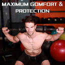 Non-Slip Barbell Shoulder Pads, Gym Fitness, Weightlifting, Squat, Dumbbell, Neck Support, Protective Pad, Strength, Workout 