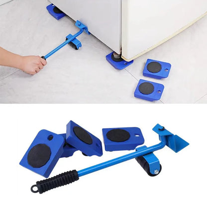 New Heavy Duty Furniture Lifter Roller Wheel Bar Moving Device Lifting Helper Furniture Transport Tool 