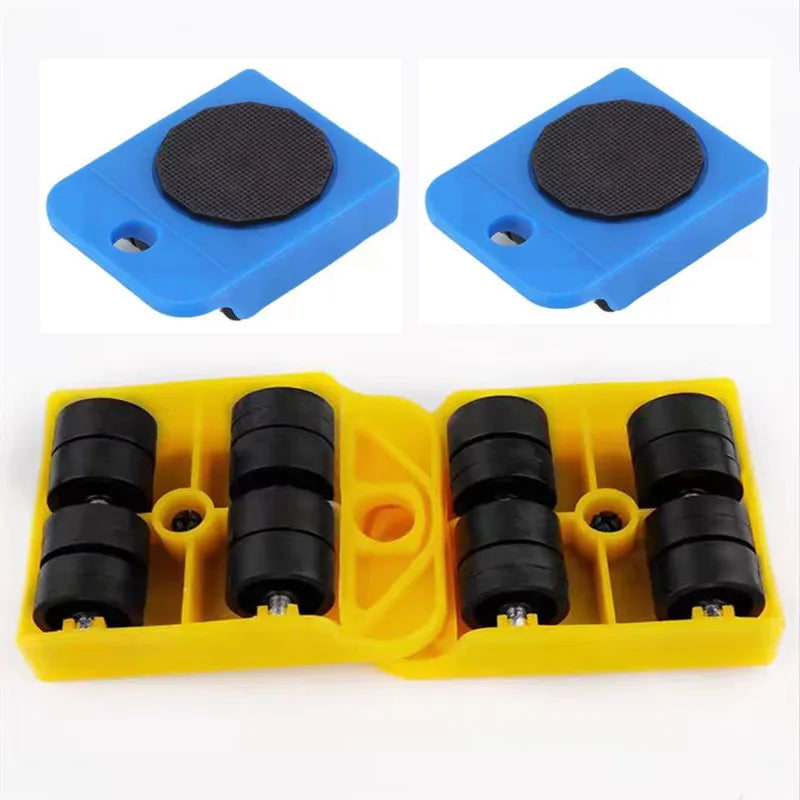 New Heavy Duty Furniture Lifter Roller Wheel Bar Moving Device Lifting Helper Furniture Transport Tool 