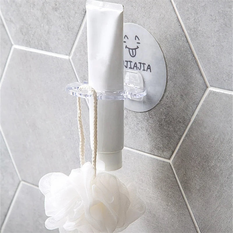 New Style Creative Plastic Toothbrush Holder Toothpaste Storage Rack Toothbrush Dispenser Storage Rack Bathroom Accessory Tool 