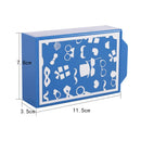 O poder da caixa mágica mágica roxa e azul, sentimento maravilhoso, brinquedos divertidos misteriosos para crianças e adolescentes